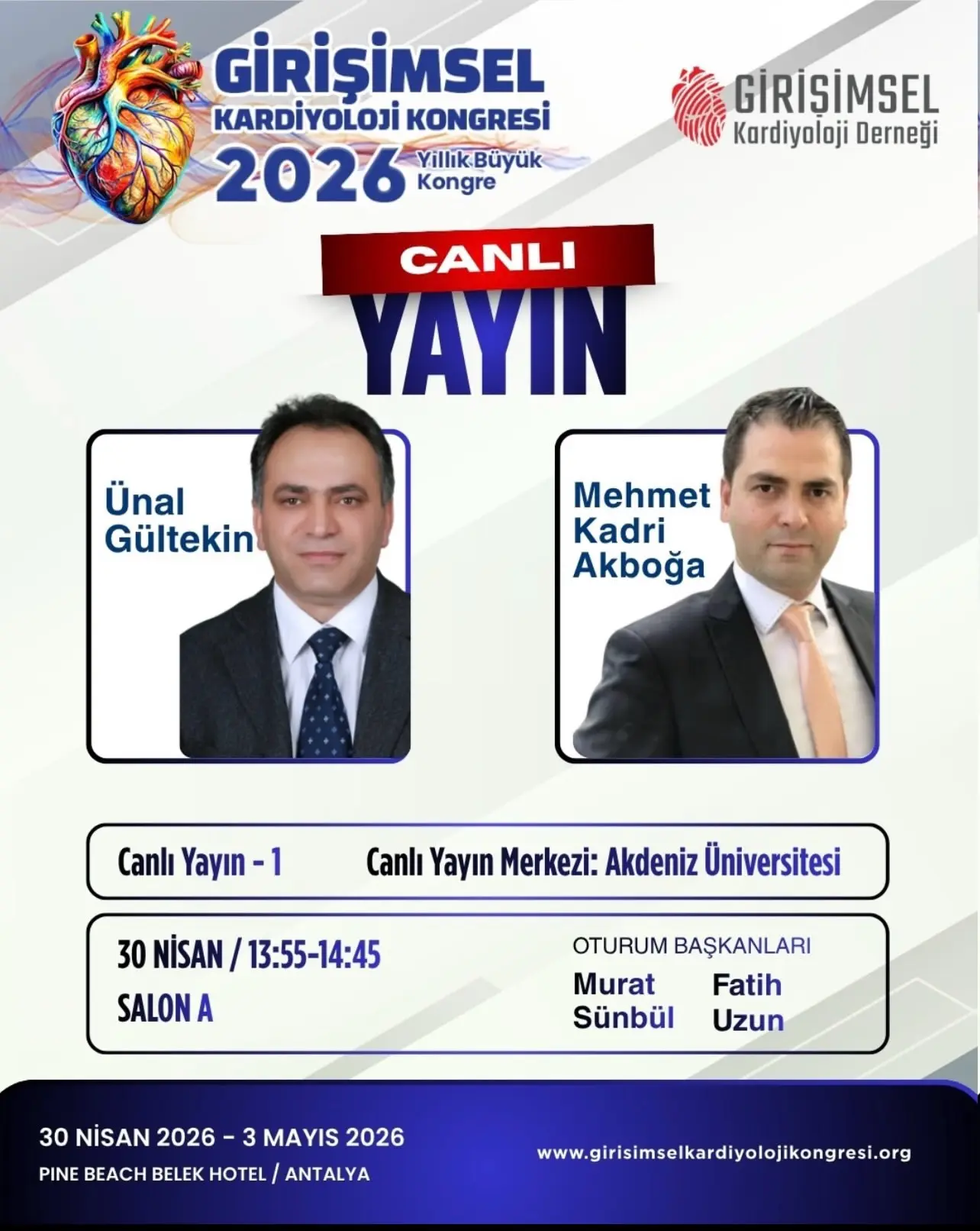 Girişimsel Kardiyoloji Kongresi Canlı Vaka Hazırlığı